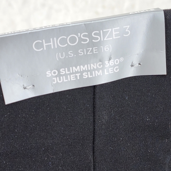 Chico's Women's So Slimming 360 Juliet Side-Vent Ankle Pants - Picture 7 of 8